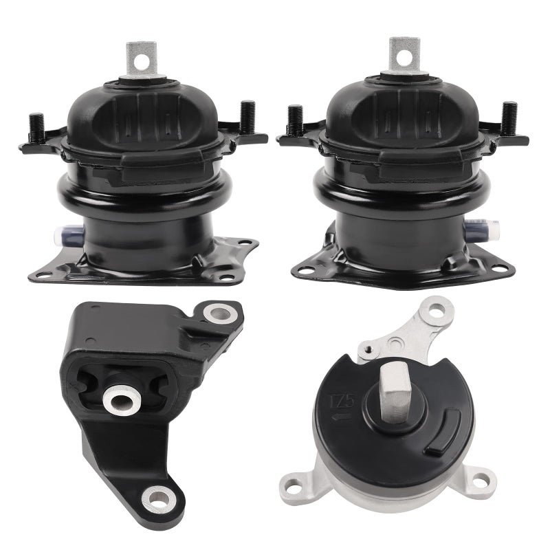 loongrie Engine Motor Trans Mount Kit Compatible with Pilot 9 Speed Trans 20162022 Passport 20192024 Ridgeline 20212023 MDX 20172020 35L V6 Engine OE A45002 A45003 A65093 A65100 Set of 4 - Image 3