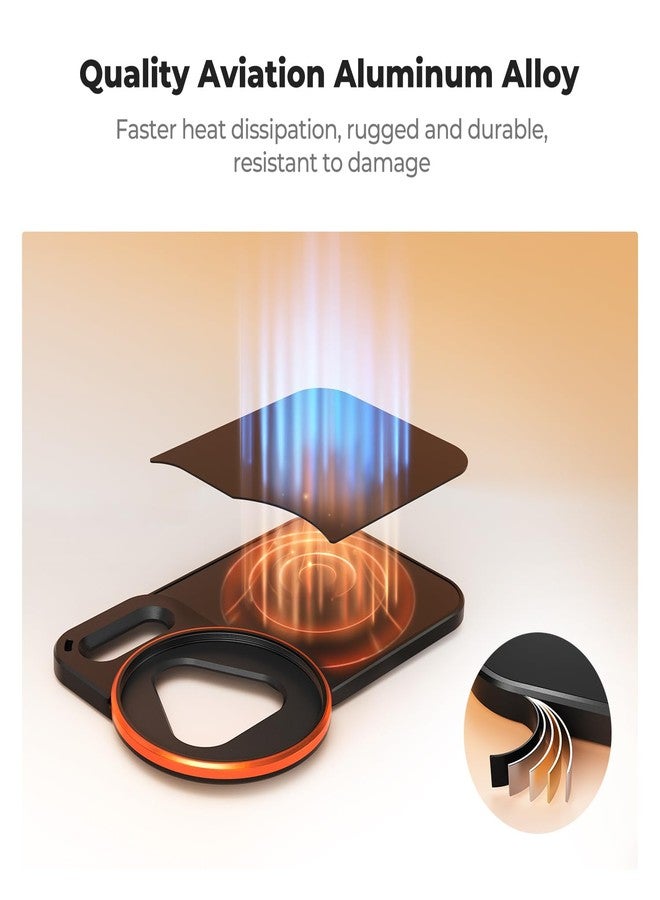 K&F CONCEPT Double-Sided Magnetic Lens Filter Mount Adapter with 58mm CPL Filter, Compatible with iPhone 17 Pro Max and 58mm Threaded Filters, CPL Filter Compatible with iPhone Camera Lens - Image 5