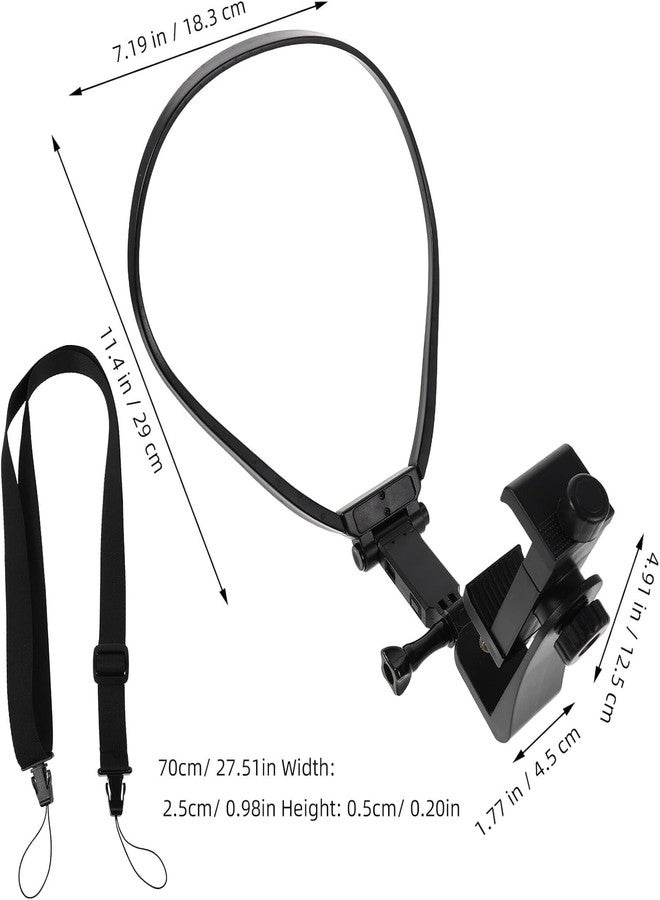 Suicune Action Camera Neck Mount POV Neck Holder Hands Free Chest Stand Brace,Neck Cell Phone Holder,Chest Camera for Video Recording - Image 3