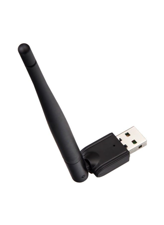 ماركة غير محددة فلاشة واي فاي للكمبيوترTV-MAX USB 2.0 عالية السرعة بزاوية دوران 360 درجة - محول إنترنت لاسلكي متوافق مع جميع الأجهزة والأنظمة - لون أسود  - Image 3
