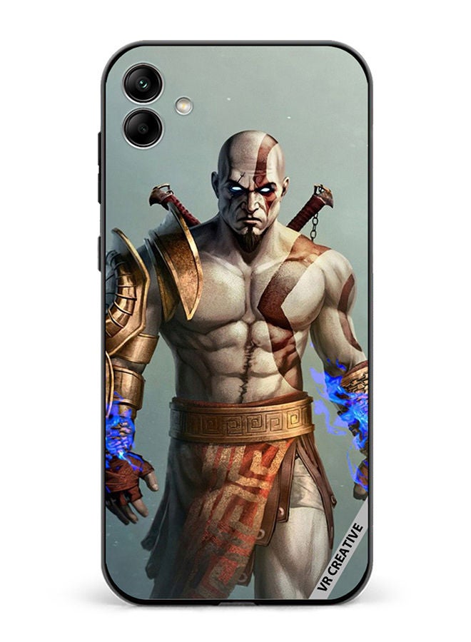 VR CREATIVE Protective Case Cover For Samsung Galaxy A04 Young Kratos Design Multicolour - Image 1
