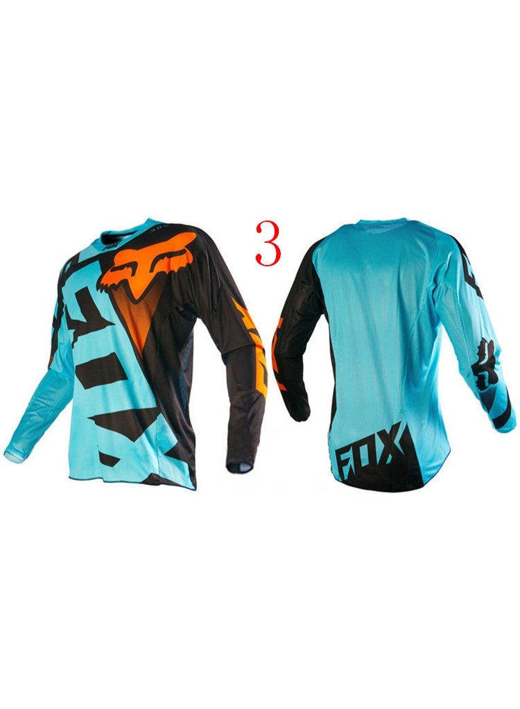 Fox Men's Outdoor Cycling Suit Off-road Road Mountain Bike Cycling Tops - Image 1