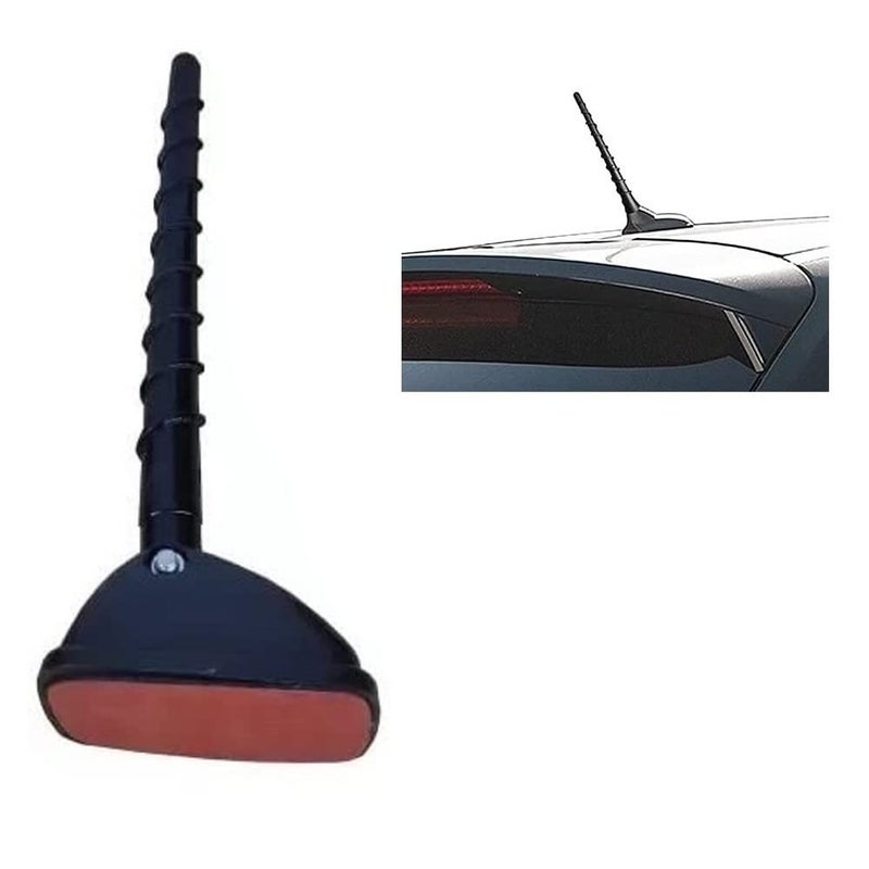 SPREADX Stylish Car Roof Show Decorative Antenna Foldable Flexible Plastic Rod Aerial with Adhesive Tape - Universal - Image 2