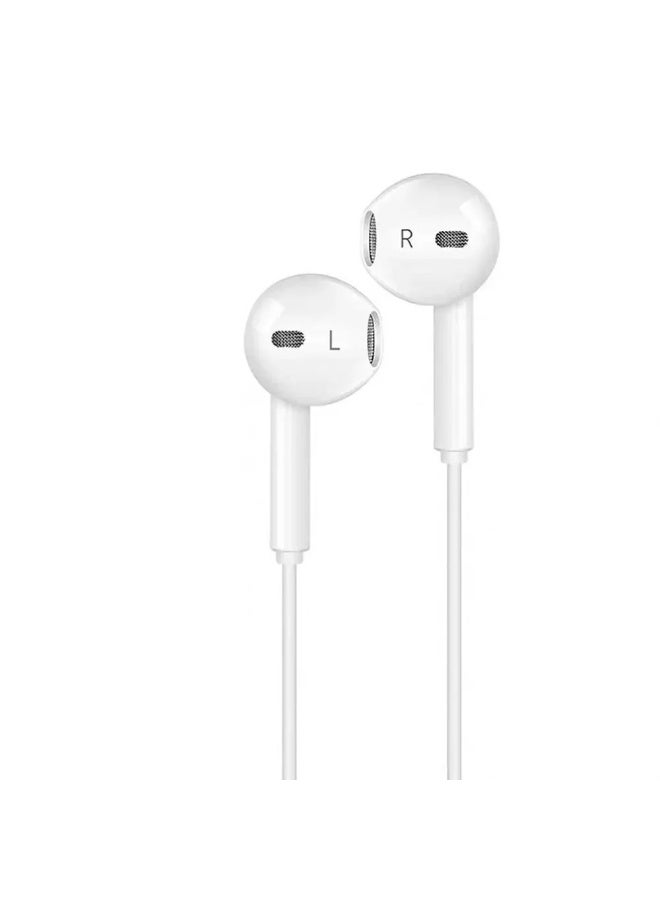 أعجوبة سماعات أذن MARVERS USB-C مع مايكروفون مدمج والتحكم بالصوت (أبيض) - Image 3