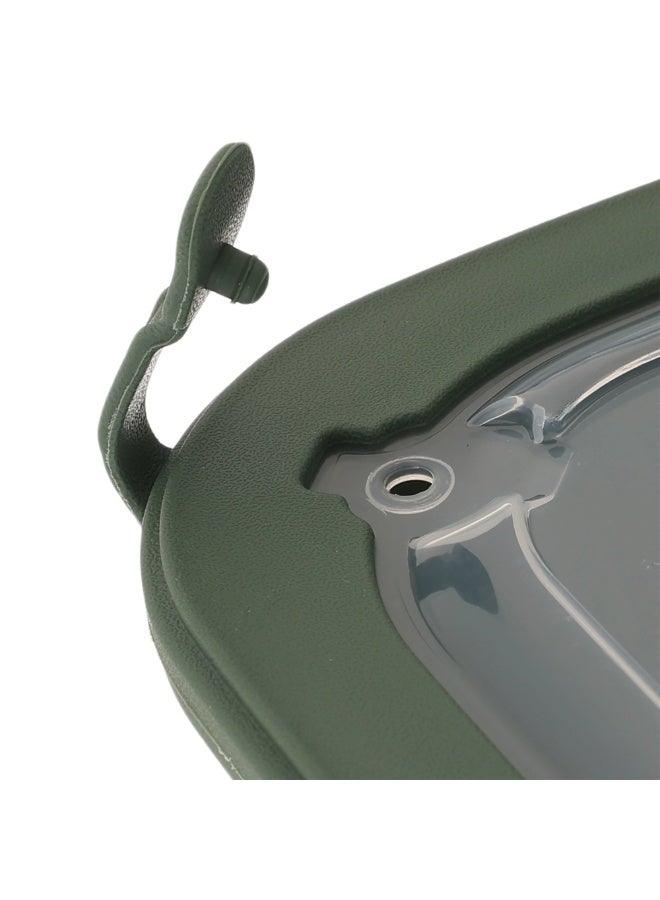 Happy Home 3-Piece Food Storage Container Set– Microwave & Freezer Safe Lids – 600ml, 1100ml, 1800ml – Ideal for Storing Meals, Salads, Vegetables, Fruits, Meat, Beans & Dry Foods – Durable, Food-Safe Plastic, Easy to Clean, Practical & Stylish Kitchen Organizer - Image 2