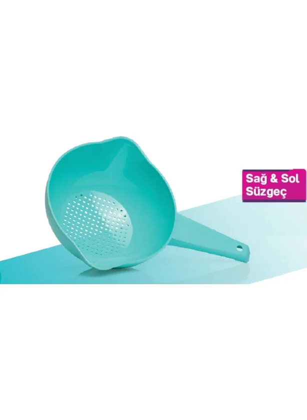 Tupperware Hsgl Right Left Strainer Mint