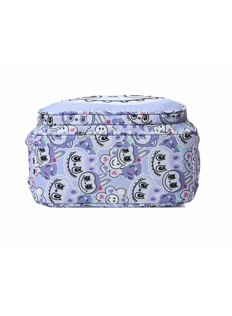 LABUBU Labubu cartoon elementary school student backpack Bubble Matt cute light and heavy-duty large-capacity children's backpack - Image 5