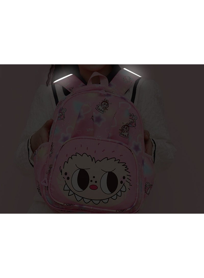 LABUBU Labubu cartoon elementary school student backpack Bubble Matt cute light and heavy-duty large-capacity children's backpack - Image 2