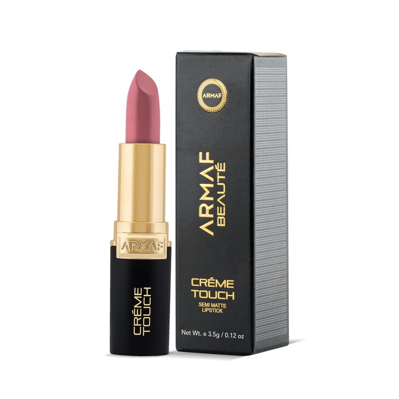 Armaf Beaute Creme Touch Semi Matte Blanche Lipstick 3.5g, Rich Pigment Lip Colour, Non Drying & Lightweight Lip Stick, Comfortable & Long Lasting Finish, Weightless Formula, Long Wear Lips Makeup - Image 2