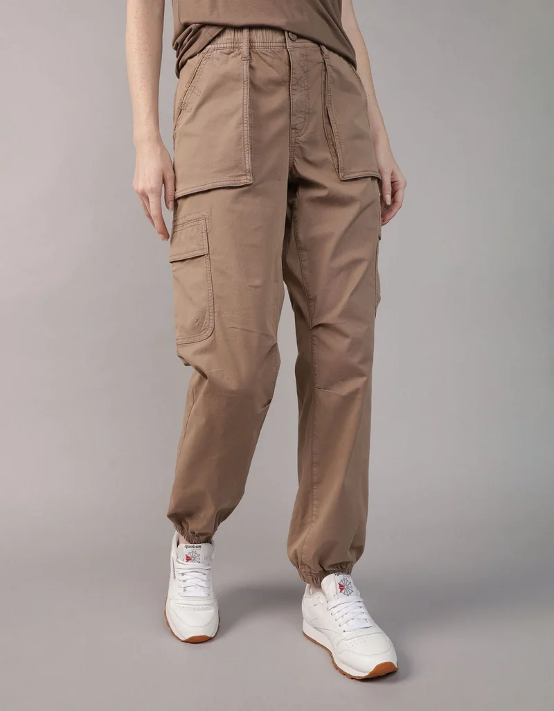 American Eagle AE Stretch High-Waisted Baggy Cargo Jogger