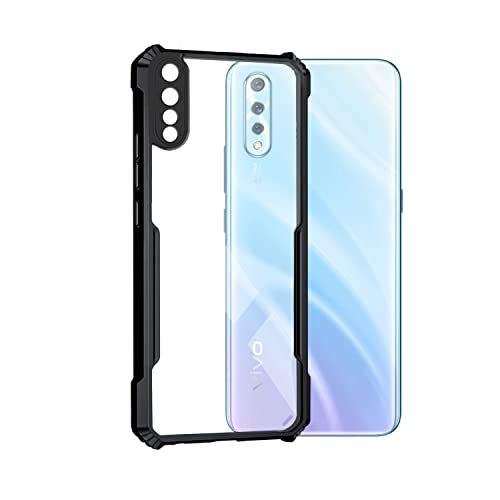 Plus 360 Degree Protection Black Border Back Cover for Vivo S1 - Black - Image 2