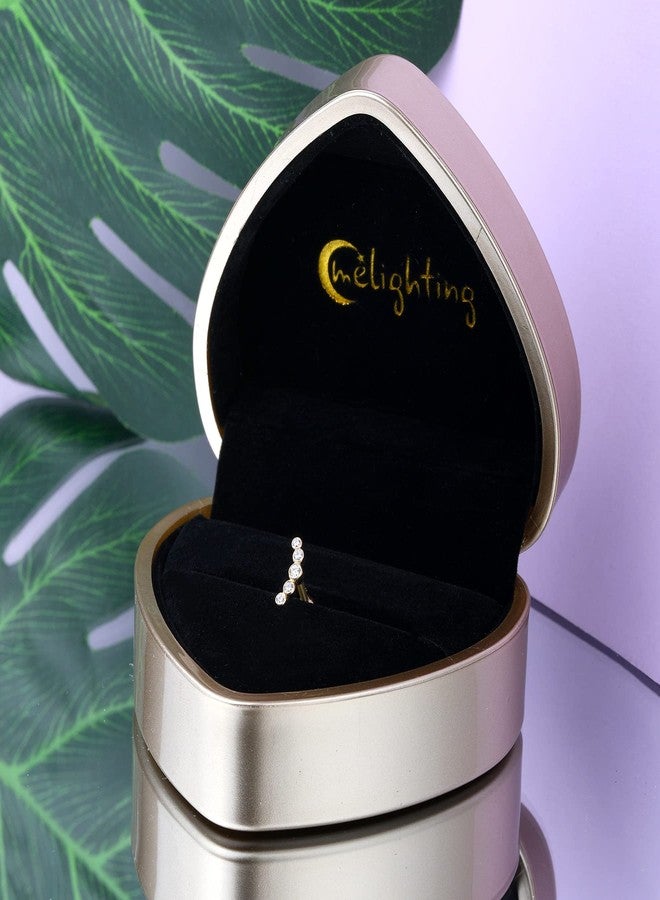 Melighting MeIighting 14K Gold Helix Earrings 16G Clear CZ Cartilage Earrings Tragus Piercing Earrings Stud Earring Body Piercing Jewelry - Image 5