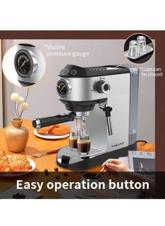 sokany SOKANY Coffee Steam Milk Frother Italian Semi Automatic Home Coffee Machine Espresso Machine Latte and Mocha 696 B  - Image 3