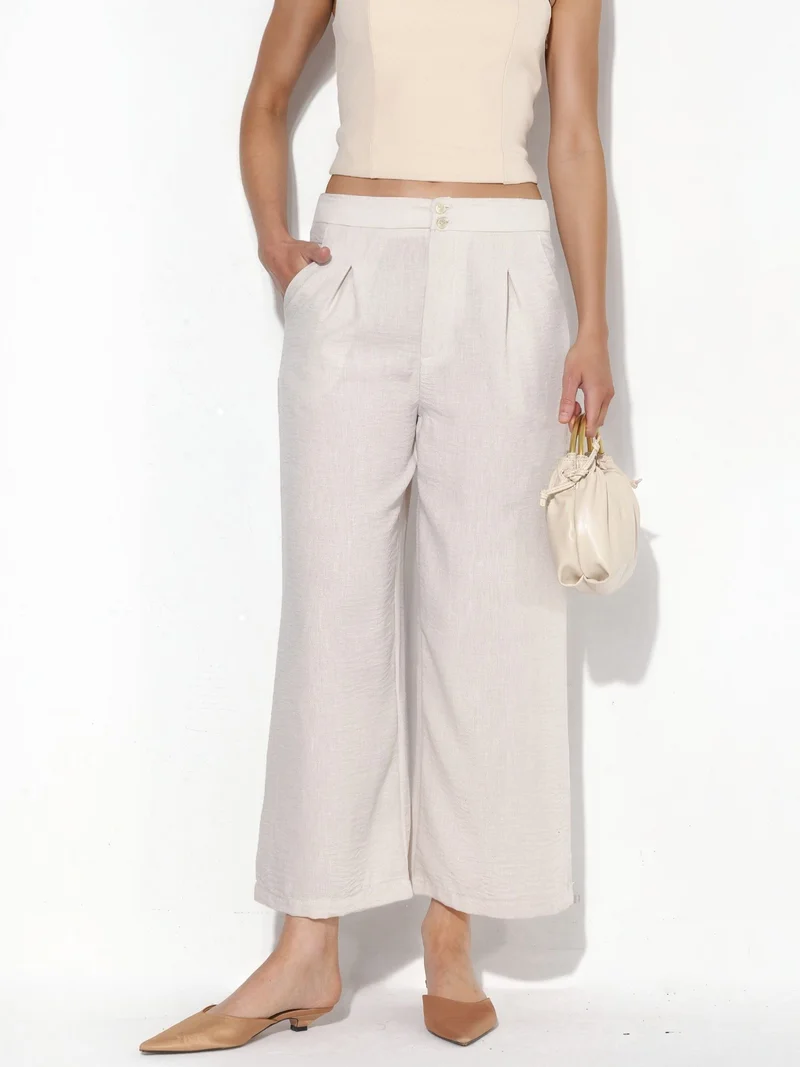 Busem BUSEM Women's High-waist Wide-leg Trousers