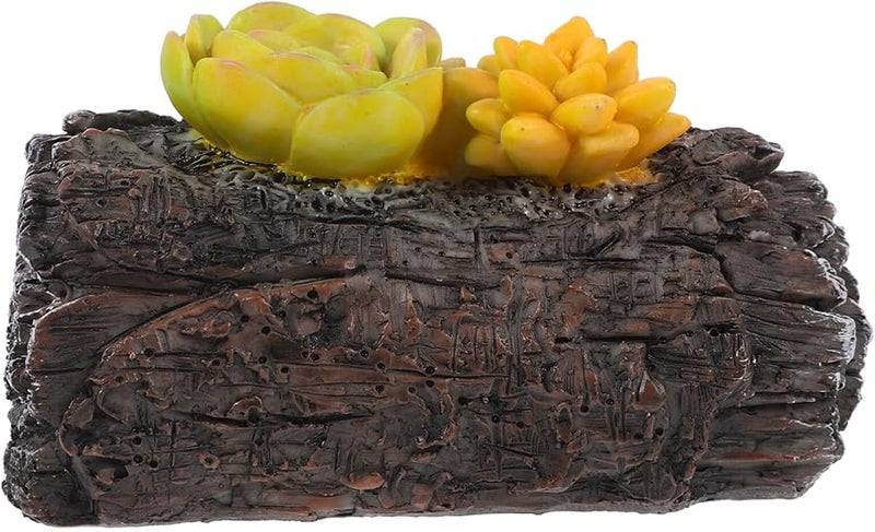 Realistic Stump Key Hider Outdoor Garden Decoration Key Storage Box Brown - Image 3