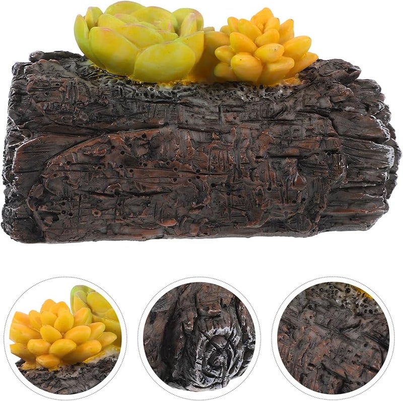 Realistic Stump Key Hider Outdoor Garden Decoration Key Storage Box Brown - Image 5