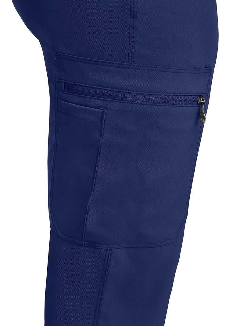 Healing Hands Scrub Pants for Women Tamara Pant with 6 Pockets, Reversible Drawstring, and 2-Way Stretch Fabric 9181, L, Navy - Image 4
