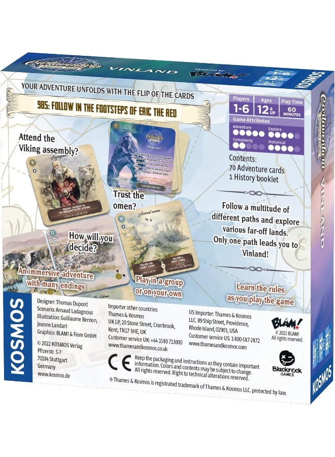 Thames & Kosmos Cartaventura: Vinland - Kosmos Board Game - Image 2