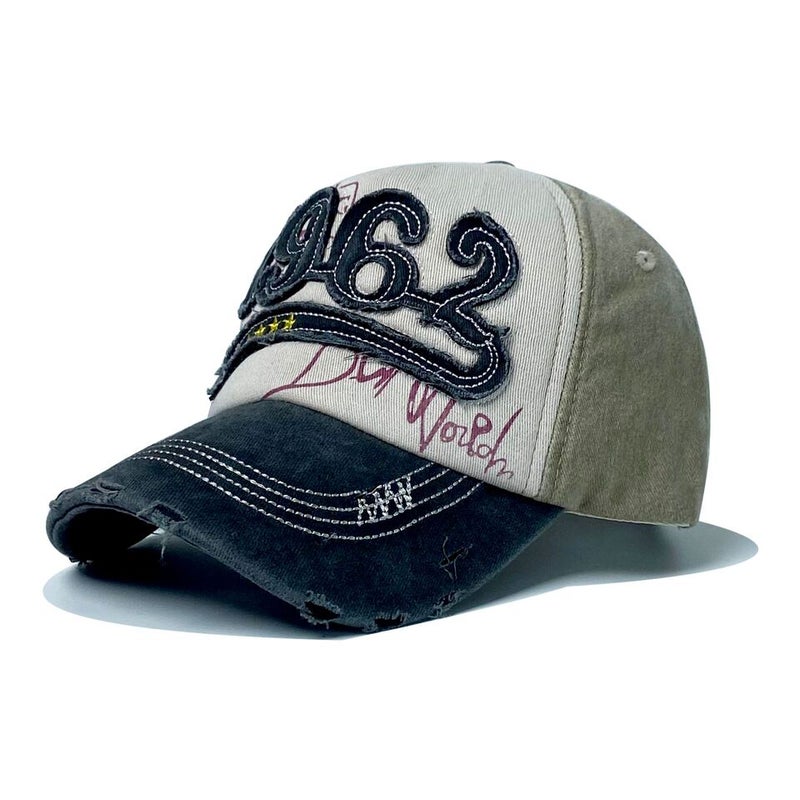Vintage Patch Baseball Cap Washed Sun Hat Cotton - Image 2