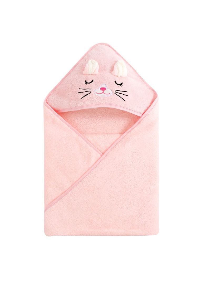 دونيسو Baby Bath Towels Newborn Hooded Baby Towel Ultra Absorbent and Soft Cotton Hooded Washcloth for Baby Toddler Infant Unisex Hooded Baby Bath Towel - Image 1