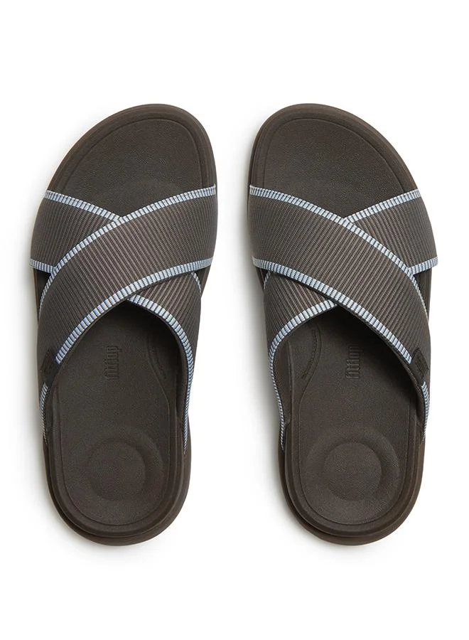 Fitflop F-MODE GO MENS W/RESISTANT WEBBING CROSS SLIDES
