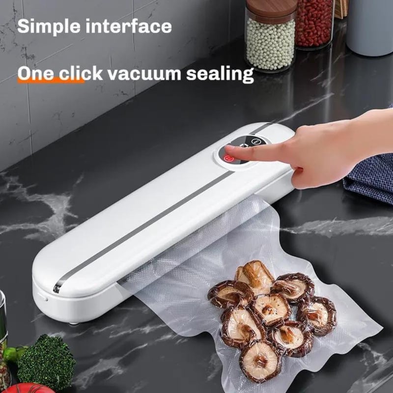 AEKDO Automatic Vacuum Food Sealers Mini Household Vacuum Preservation Machine Electric Vacuum Sealer Machine for Household Food Packing Storage Vacuum Packing Machine Vacuum Sealing Machine multicolor - Image 5