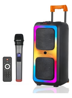 PartyBox Portable Bluetooth Speaker with RGB Lighting, Bluetooth Speaker With Mic, Remote & Wireless Microphone, Subwoofer, FM Radio for Indoor & Outdoor Parties - pzsku/ZE9901596E21D68E8DEE5Z/45/1741090196/d0ee1d74-4446-433f-9682-39e2da9399c2