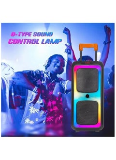 PartyBox Portable Bluetooth Speaker with RGB Lighting, Bluetooth Speaker With Mic, Remote & Wireless Microphone, Subwoofer, FM Radio for Indoor & Outdoor Parties - pzsku/ZE9901596E21D68E8DEE5Z/45/1741090251/38727499-9011-466f-9d13-42d14286258e