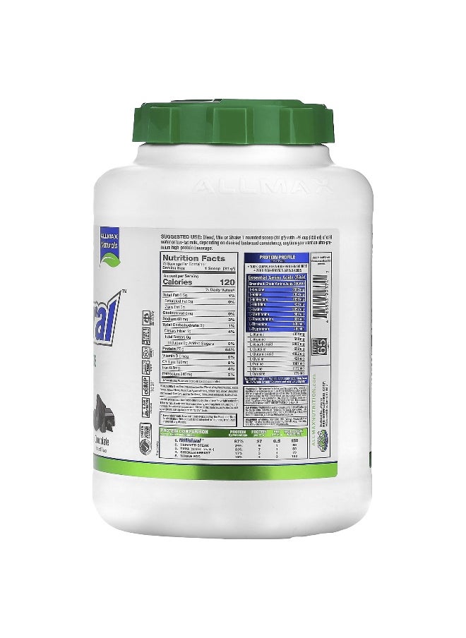 Allmax - ALLMAX, ISONatural™, Whey Protein Isolate, Chocolate, 5 lbs (2.27 kg) - Image 1