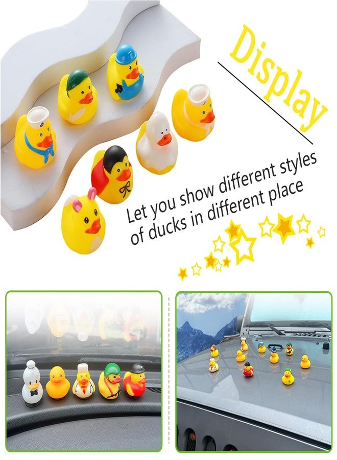 EJDRFN 20PCS Duck Holder,Flock Locker Rubber Ducks Mount for Jeep,Duck Plug for Jeep Dash,Plastic Duck Holder is The Best Gift for Duck Enthusiast,Car Plastic Duck Plug,Black（Not Include Rubber Ducks - Image 2