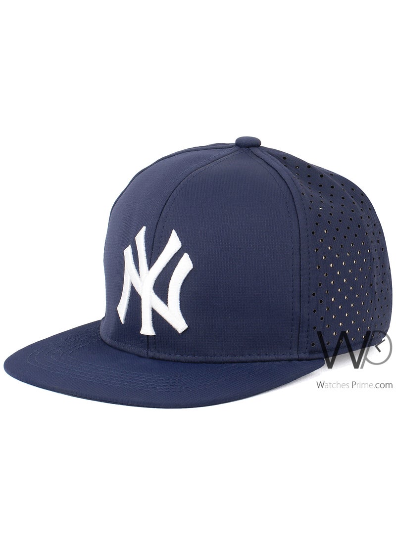 NEW ERA New Era New York Yankees NY Snapback hip hop Cap Navy Blue Color Cotton Hat For Men  - Image 1