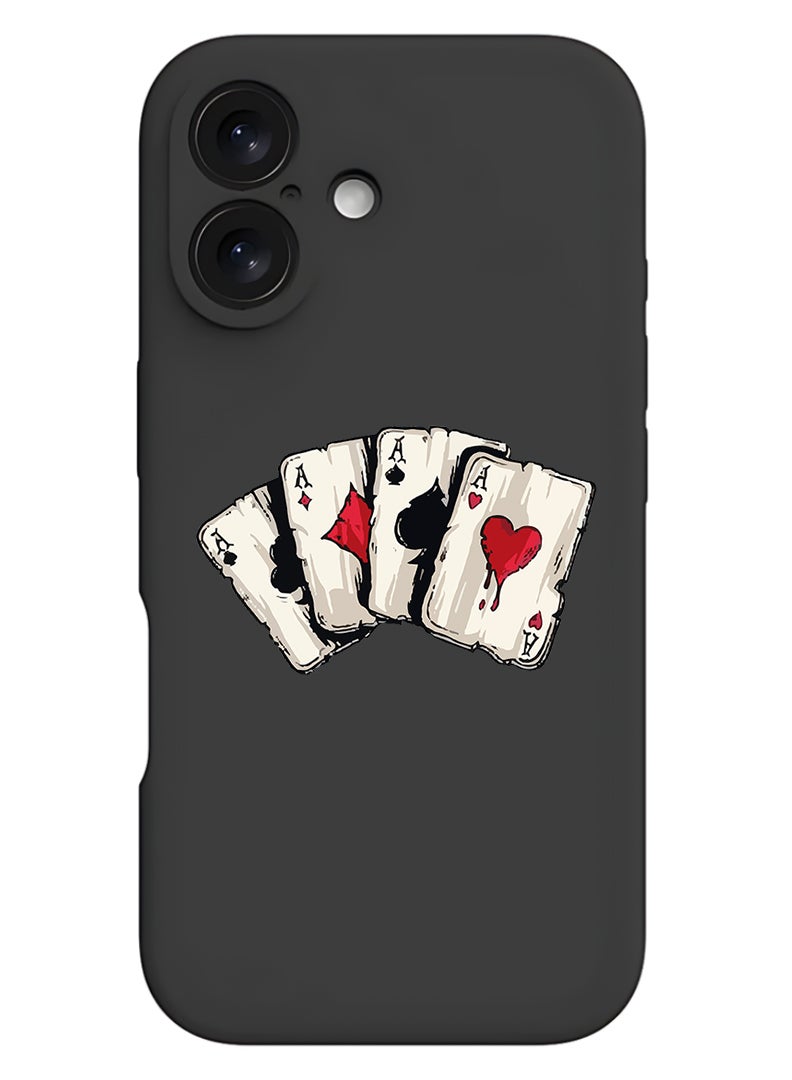 Theodor Protective Slim Fit Case Liquid Silicone Cover with Full Body Protection Anti-Scratch Shockproof Case For Apple iPhone 17 (Black) aces 2 - Image 1