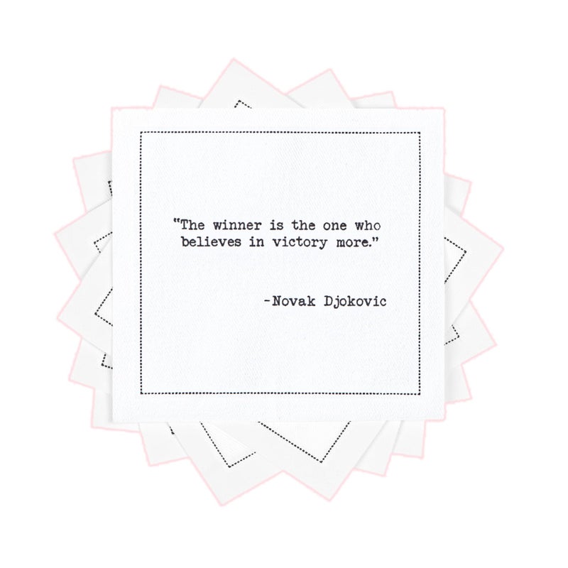 Five Star Napkins White Cocktail Napkins  50 Luxury Cotton Disposable Cocktail Party Napkins with Quotes  45 x 45 for Home Bars Game Nights Beverages Birthdays Weddings  Holidays