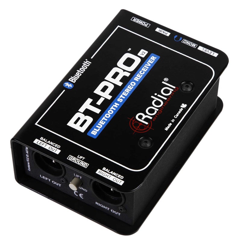 Radial BTPro V2 2Channel Active Direct Box and Bluetooth Receiver