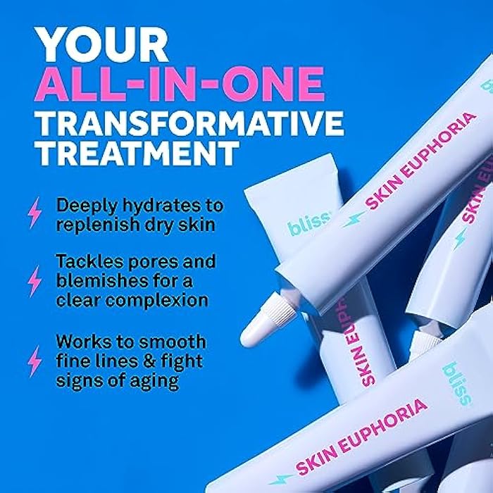 Bliss Skin Euphoria Daily Skin Perfecting Face Serum - Anti Aging, Hydrating for Dry Skin, Brightening Skin Care Hyaluronic Acid, Niacinamide and Peptides - Image 2