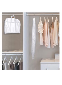 XiuWoo 4 Pack Portable Foldable Suit Clothes Covers Bags, Travel Handbag, Travel Clothes storage bag, Garment Bags, Hanging Clothes Storage Suit Covers, Suit Clothes Protector, Closet Organizer with Handle  - Image 5