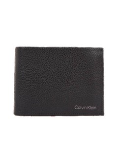 CALVIN KLEIN Men's Leather RFID Trifold Wallet, Black  - Image 1