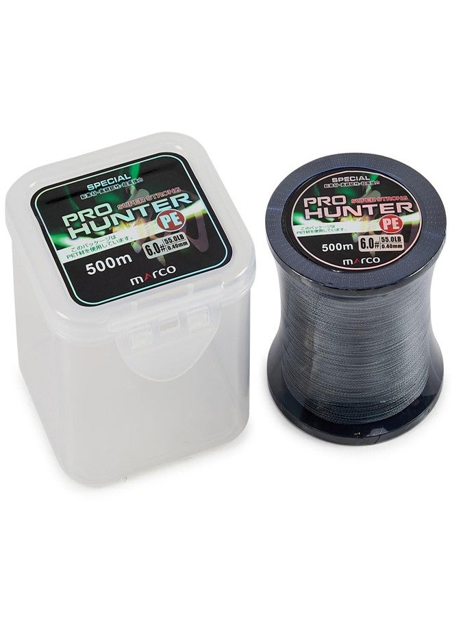 Marco 4X Braided Pro Hunter Fishing Line, High Performance PE-Max Technology, 55lb Strength with 0.40mm Diameter, 500m Length for Extended Use, Ultra Casting Nano Line - Image 5