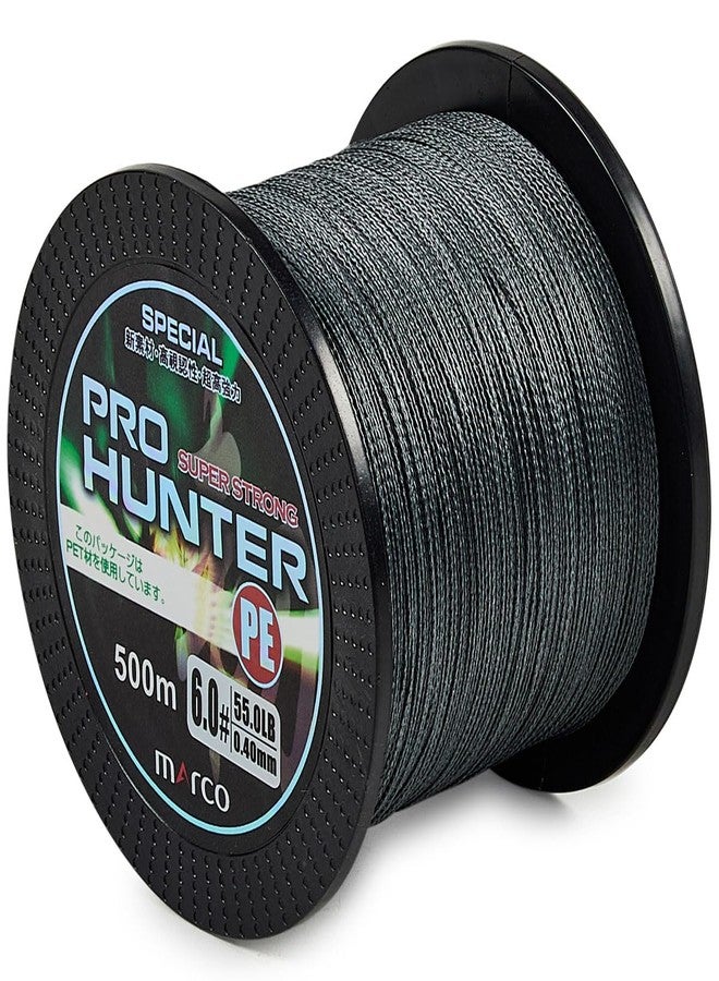 Marco 4X Braided Pro Hunter Fishing Line, High Performance PE-Max Technology, 55lb Strength with 0.40mm Diameter, 500m Length for Extended Use, Ultra Casting Nano Line - Image 4