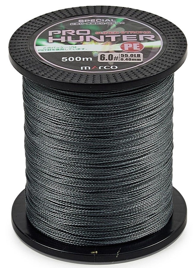 Marco 4X Braided Pro Hunter Fishing Line, High Performance PE-Max Technology, 55lb Strength with 0.40mm Diameter, 500m Length for Extended Use, Ultra Casting Nano Line - Image 2