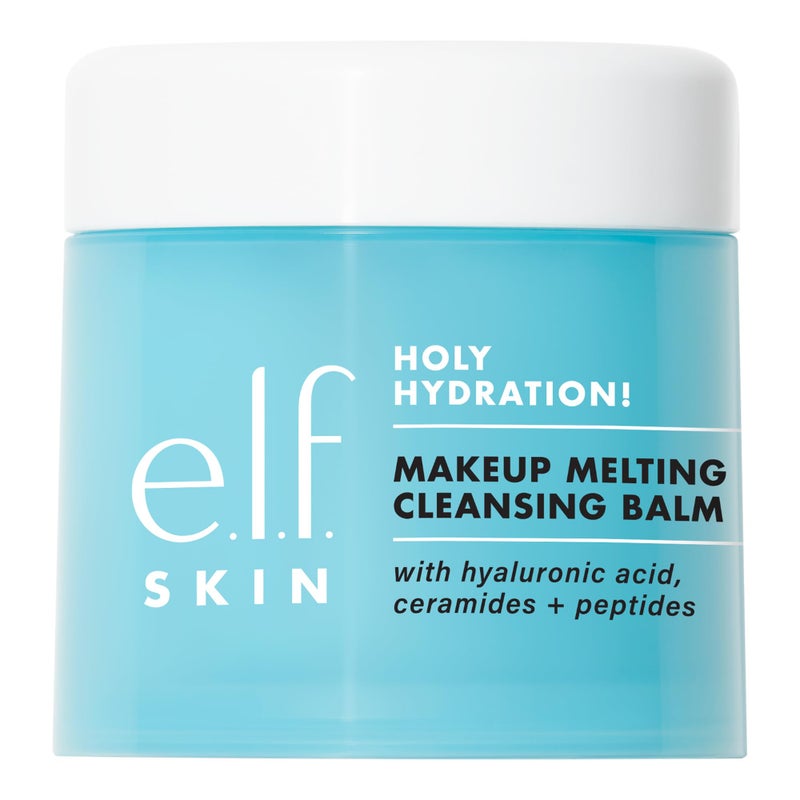 elf e.l.f. SKIN Holy Hydration! Makeup Melting Cleansing Balm, Face Cleanser & Makeup Remover, Infused with Hyaluronic Acid to Hydrate Skin - Image 1