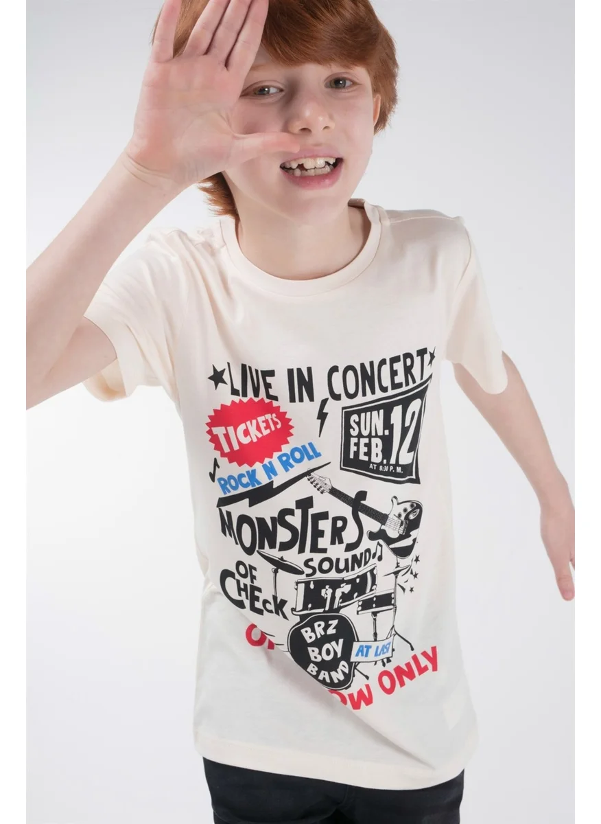 BRZ Collection Printed Boy Short Sleeve T-Shirt