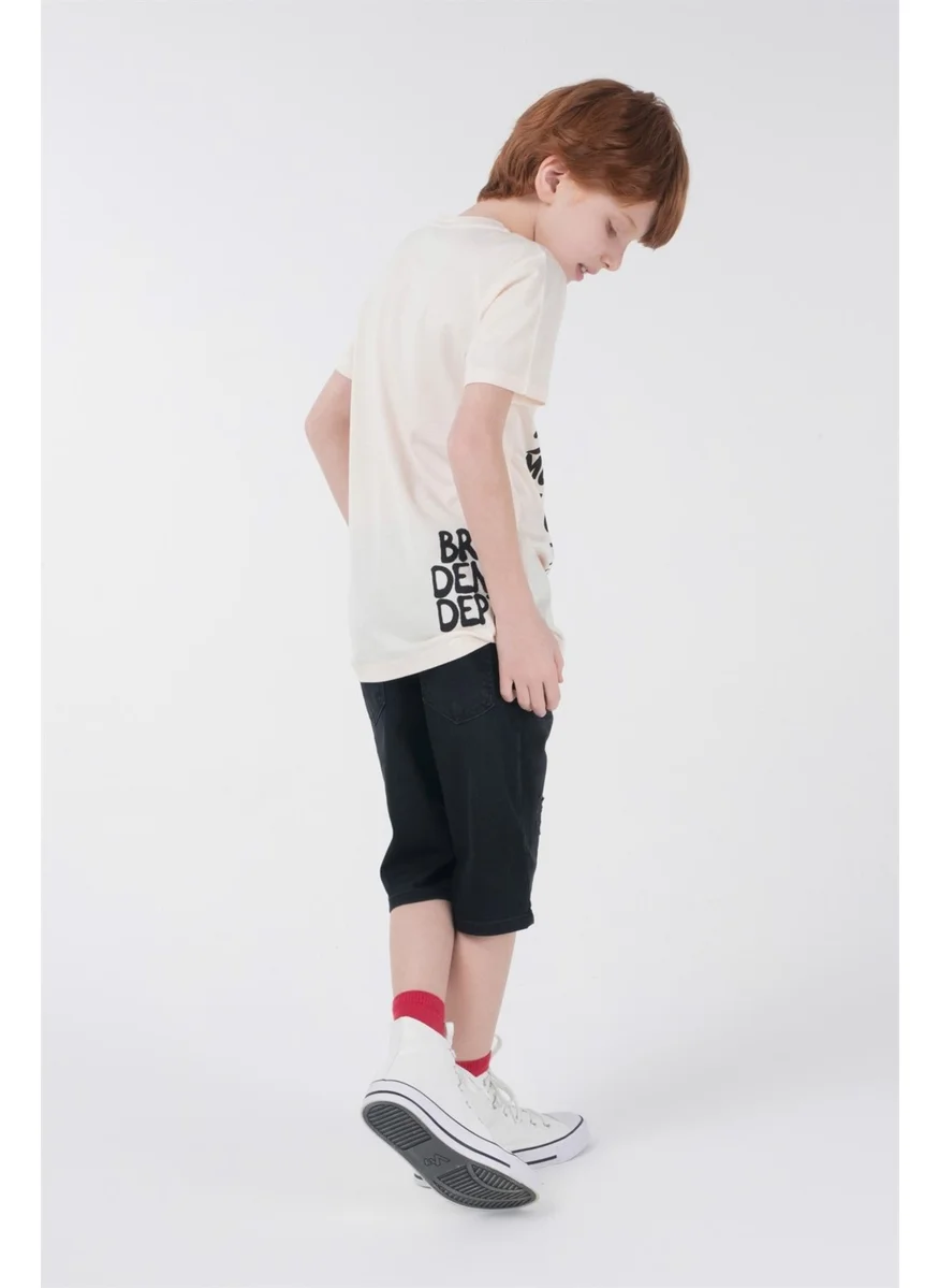 BRZ Collection Printed Boy Short Sleeve T-Shirt