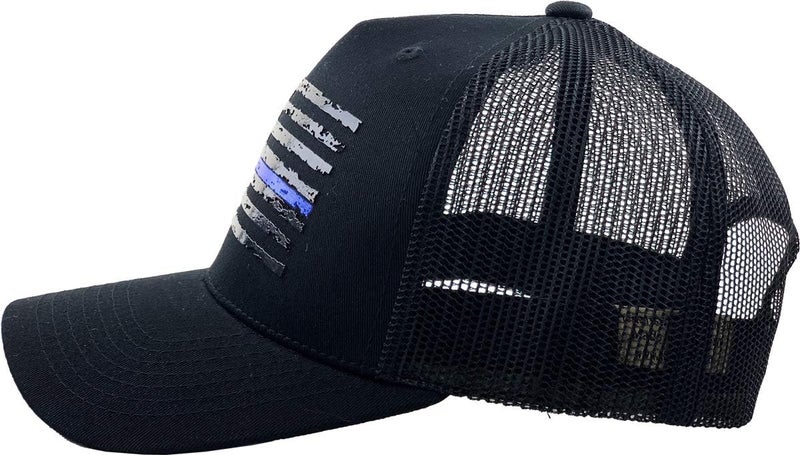 KBETHOSA Flag USA America Military Thin Blue Line Thin Red Line Vintage Distressed Baseball Cap Dad Hat Unisex Adjustable - Image 4