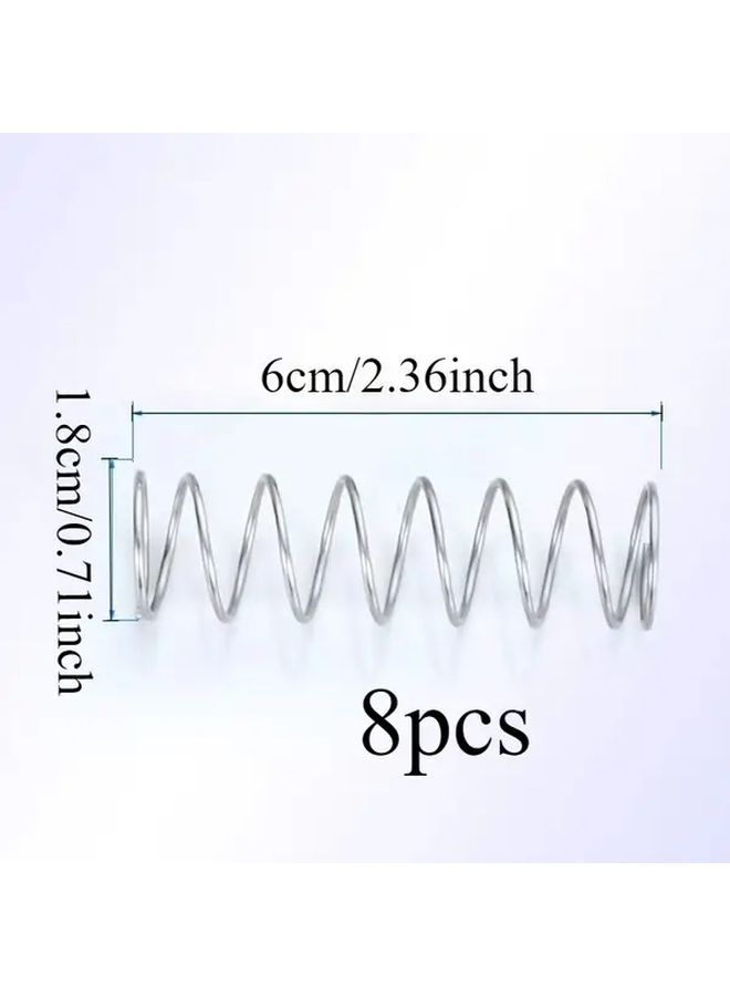 8pcs Heavy Duty Compression Springs For Damping Buffer Reset Pressure Machinery - Image 3