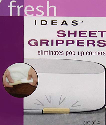 Bed Maker's FRESH IDEAS Bed Sheet Grippers – Easy to Use Sheet Holders for Mattresses with Traditional Welting Seams, 4 Count - Image 5