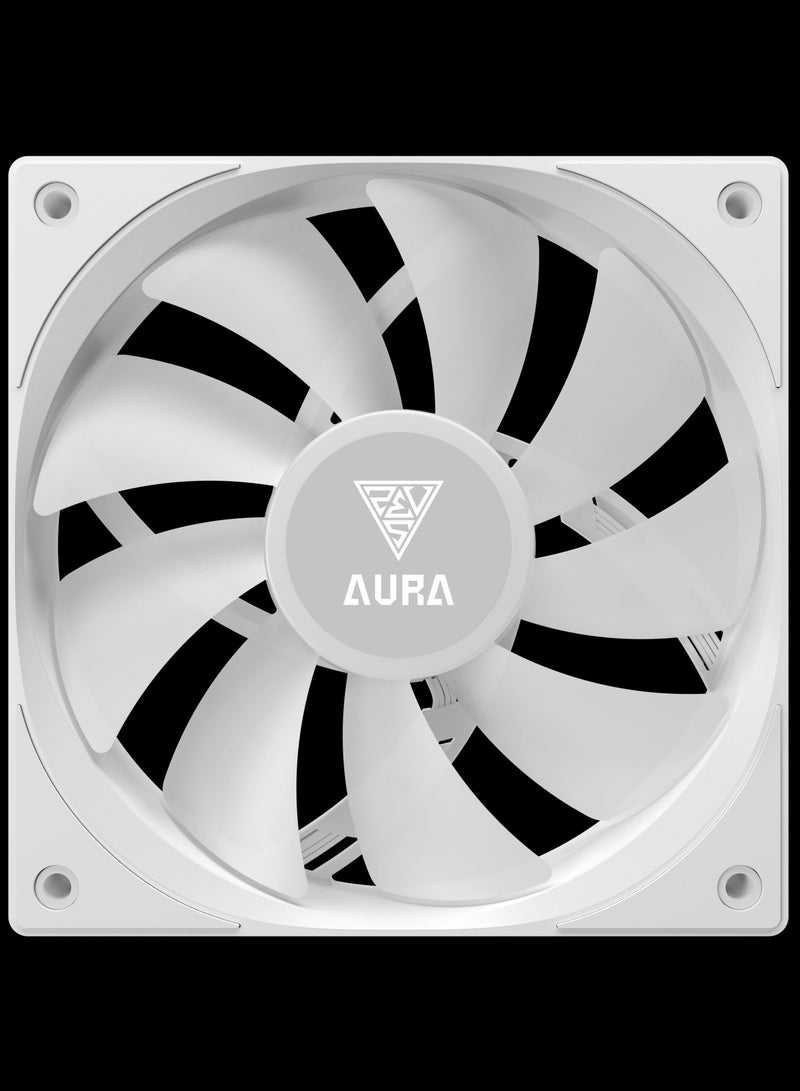 جامدياس AURA GL360 V2 مبرد مائي للمعالج أبيض