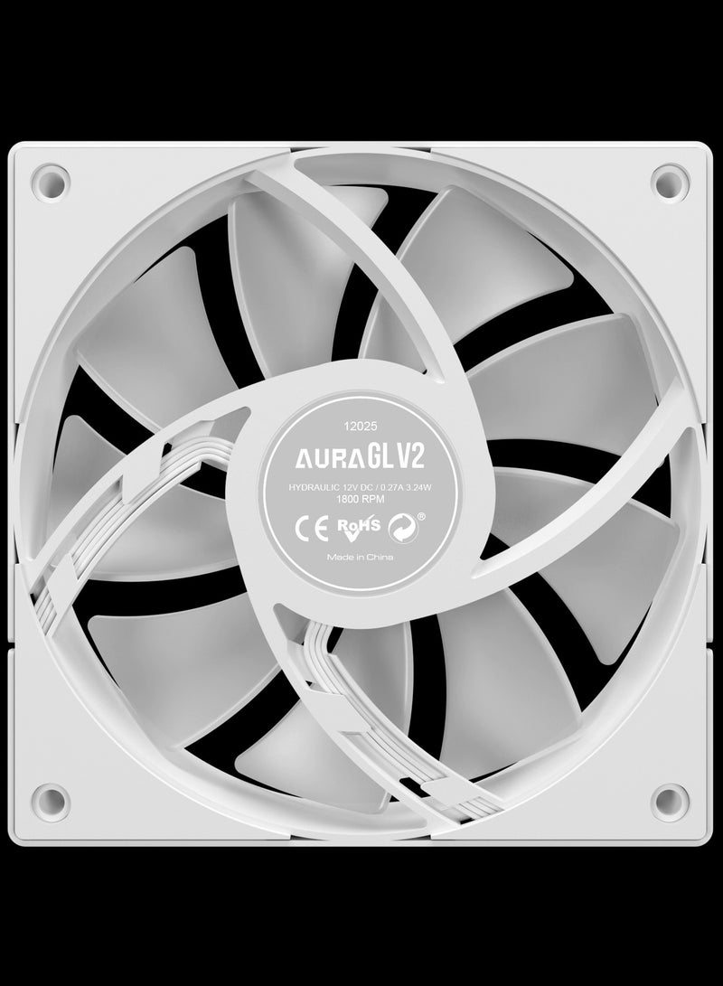 جامدياس AURA GL360 V2 مبرد مائي للمعالج أبيض