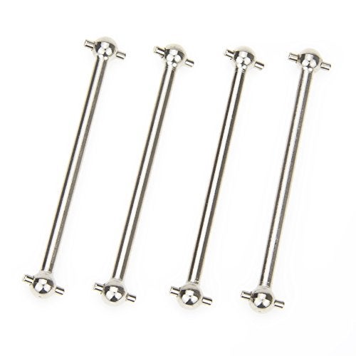 COJOYS Dogbone Universal Drive Joint Cup Shaft 61mm Steel Silver for RC Hobby Model Car HPI HSP,COJOYS,4PCS (Silver) - Image 1