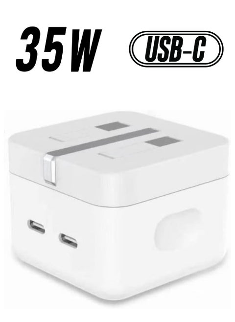 iPhone 16, iPhone15 Pro Max Charger With USB C Port 35 Watt for iPhone 16 / 15 Pro max/15 Pro/15 plus/15, Samsung S24 and all USB C mobiles / Tabs